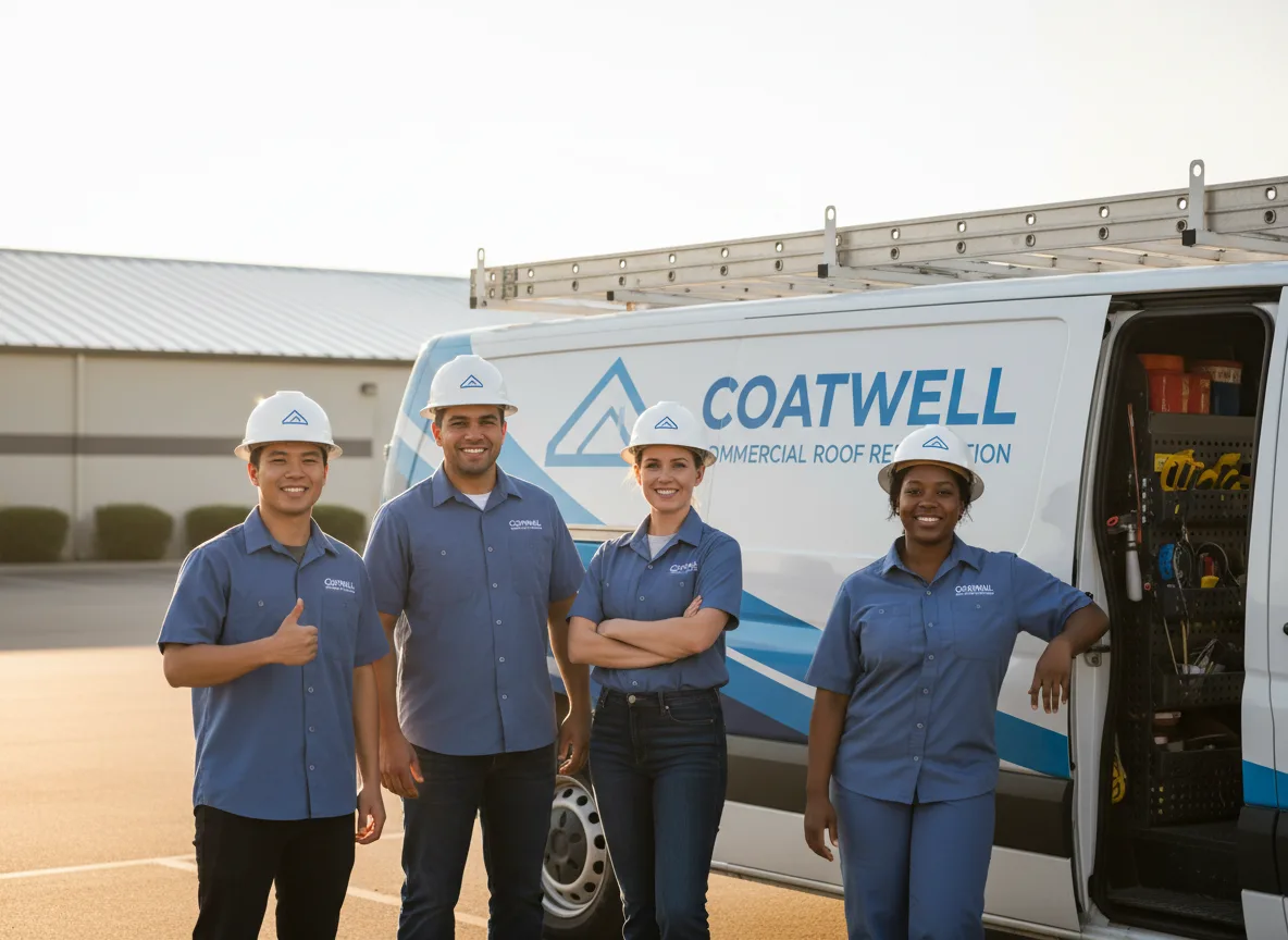 Commercial roof coating company in Norwood, MA